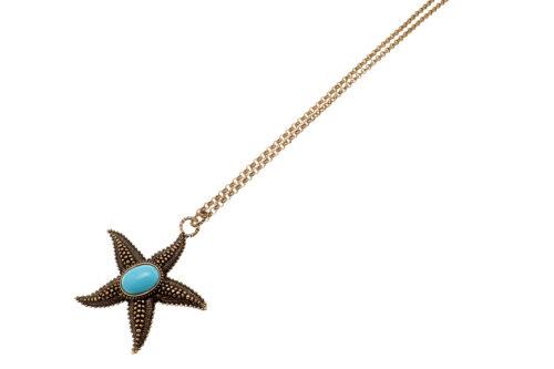 Collana Stella Marina dal cuore di Turchese - immagine 2