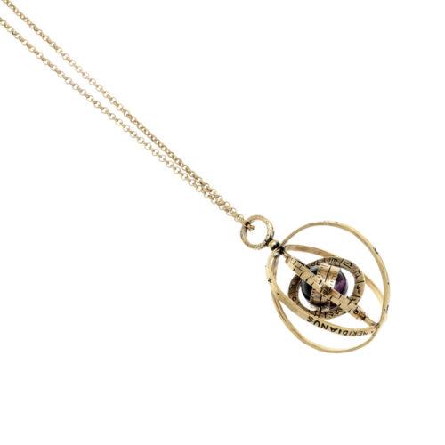 Collana sfera armillare - immagine 3