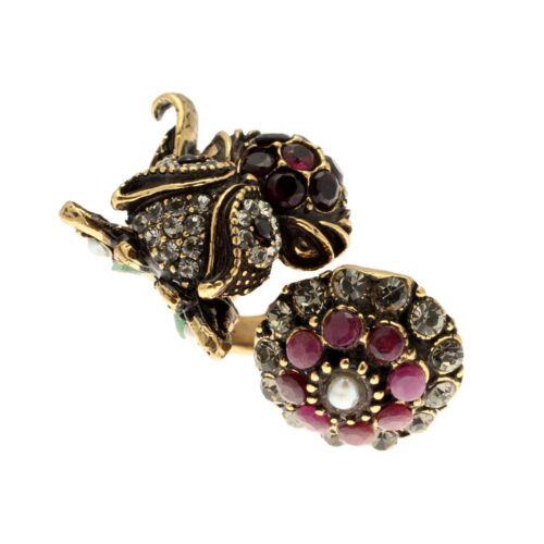 Anello Gufo, Fiore e Farfalla - immagine 4
