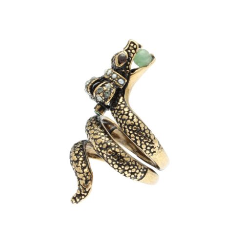 Anello Serpente Incoronato - immagine 2