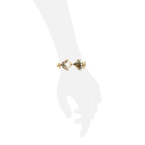 Bracciale pesce appeso all'amo - immagine 2