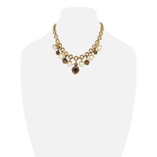 Collana Perle e Cotone - immagine 2