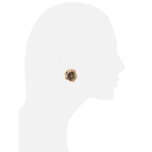 Orecchini Papavero Clip - immagine 3