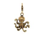 Bigiotteria fatta a mano a forma di polpo con perle