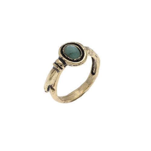 Anello Chiave Smeraldo
