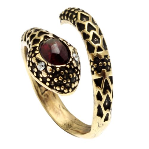 Anello Serpente Granato - immagine 2