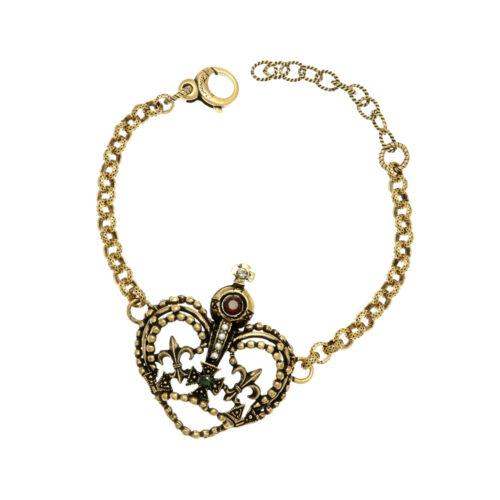 Bracciale con Cuore Traforato - immagine 2