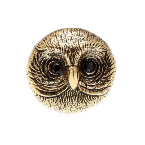 Anello Gufo Occhi Zaffiro - immagine 2