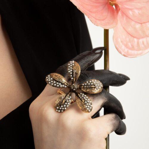 Anello con Fiore - immagine 5