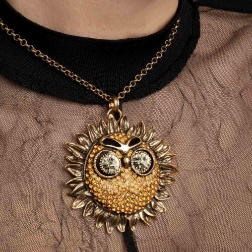 Collana Gufo Girasole - immagine 4