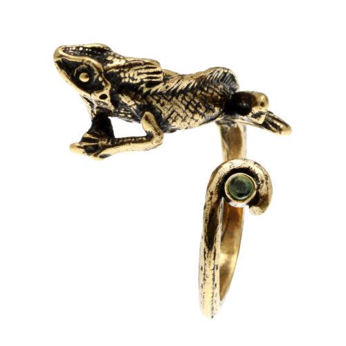 Anello Iguana Smeraldo - immagine 3