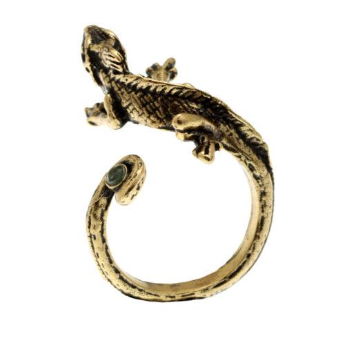 Anello Iguana Smeraldo - immagine 2