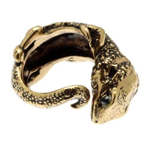 Anello Lucertola Smeraldo - immagine 4