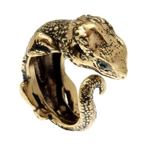 Anello Lucertola Smeraldo - immagine 5