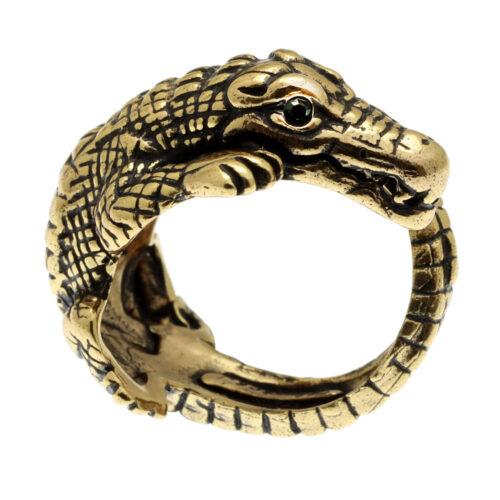 Anello Coccodrillo Smeraldo - immagine 2