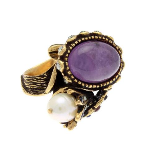 Anello Classico Ametista - immagine 2