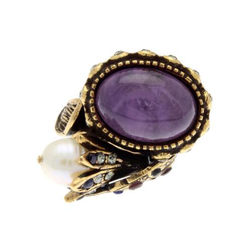 Anello Classico Ametista - immagine 6