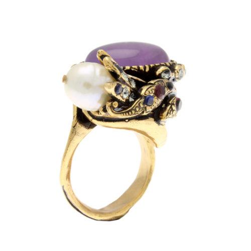 Anello Classico Ametista - immagine 5