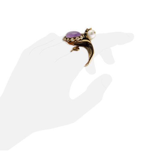 Anello Classico Ametista - immagine 8