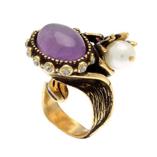 Anello Classico Ametista - immagine 3