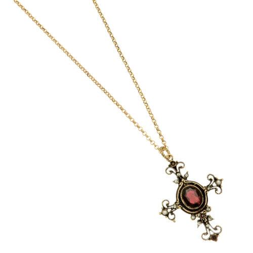 Collana Croce Granato