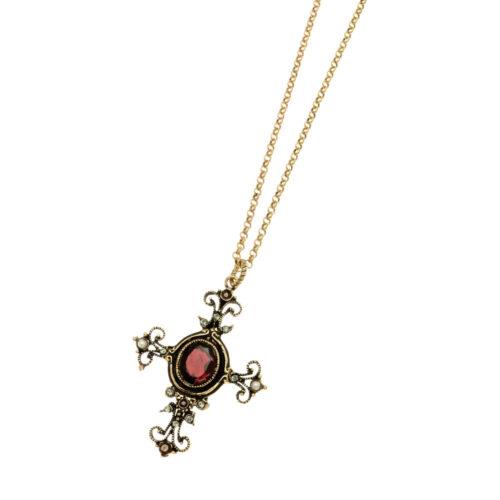 Collana Croce Granato - immagine 2
