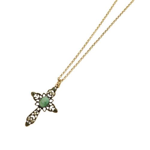 Collana Croce Smeraldo - immagine 2