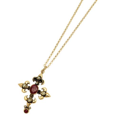 Collana Croce Rubino - immagine 2