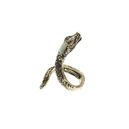 Anello Serpente Smeraldo - immagine 2