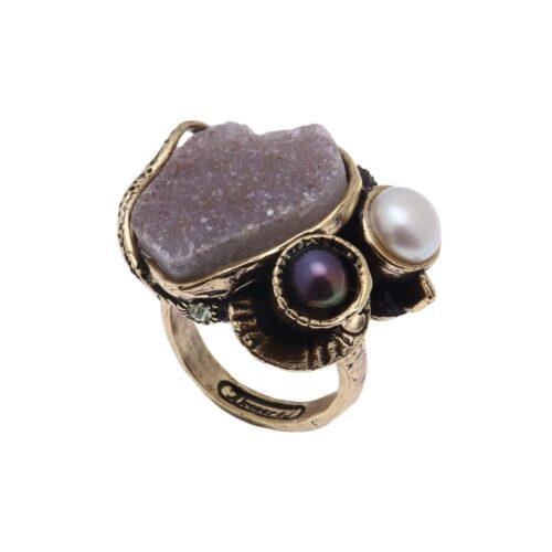 Anello Piccolo Cuore al Caffè - immagine 1