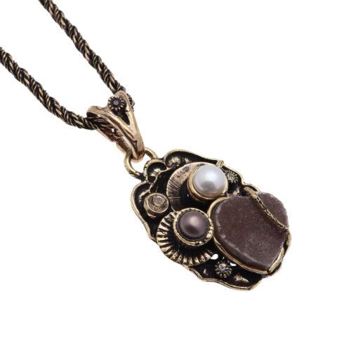 Collana Cuore e Due Tazze