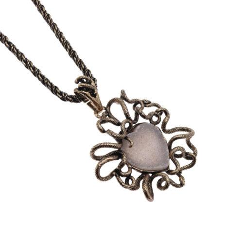 Collana Cuore con Serpenti - immagine 1