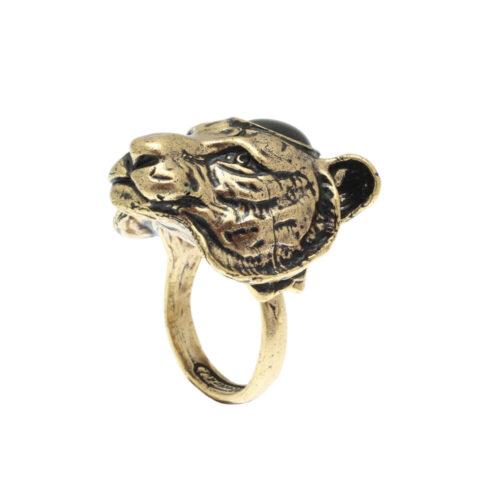 Anello Leone con Onice - immagine 3