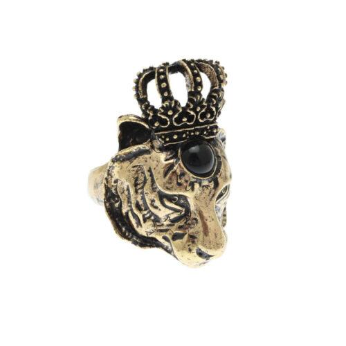 Anello Leone con Corona - immagine 1