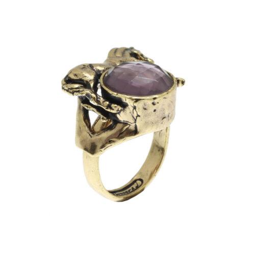 Anello Ametista con Cavallo - immagine 2