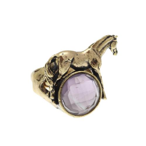 Anello Ametista con Cavallo - immagine 3