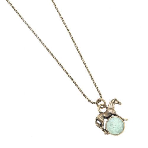 Collana Smeraldo con Cavallo - immagine 1