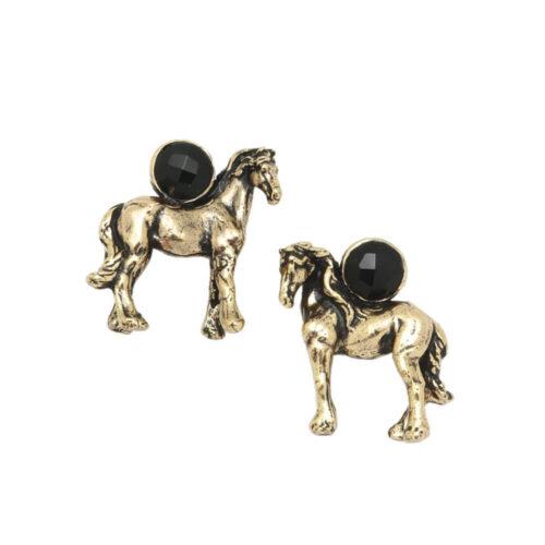 Orecchini Spinello con Cavallo - immagine 1