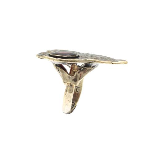 Anello Cuore con Granato - immagine 4