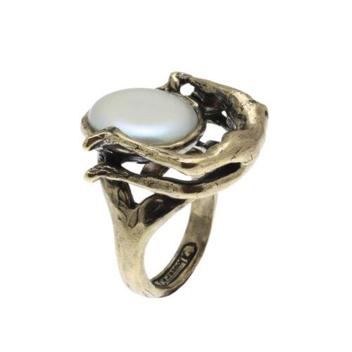 Anello Yoga con Perla - immagine 5