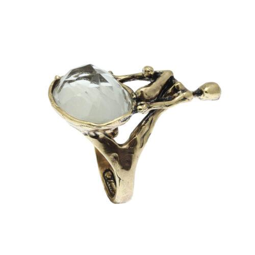 Anello Yoga con Cristallo di Rocca - immagine 2