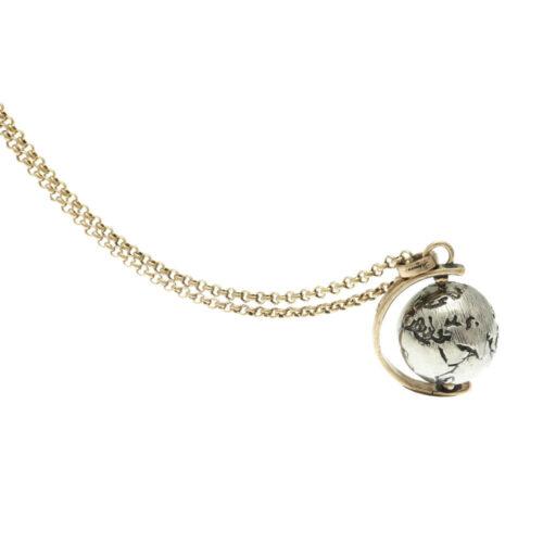 Collana Mappamondo in Metallo - immagine 2