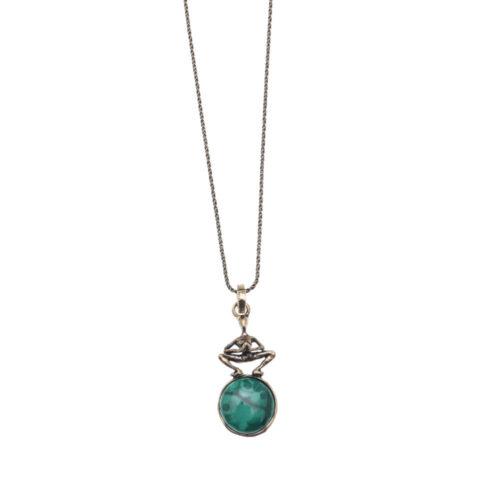 Collana Yoga con  Malachite - immagine 2