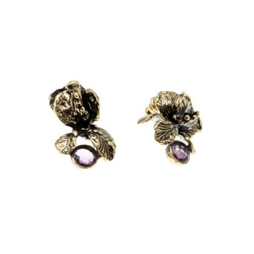 Orecchini Iris Viola - immagine 3