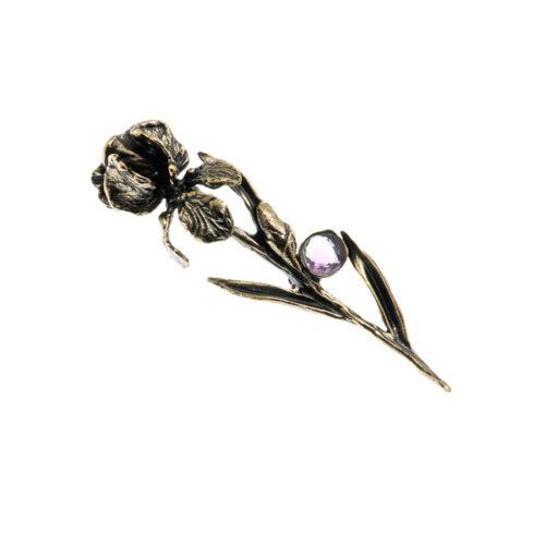 Spilla Iris Viola - immagine 1