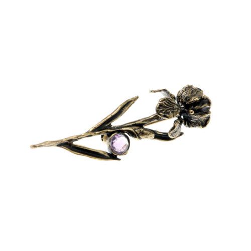Spilla Iris Viola - immagine 4