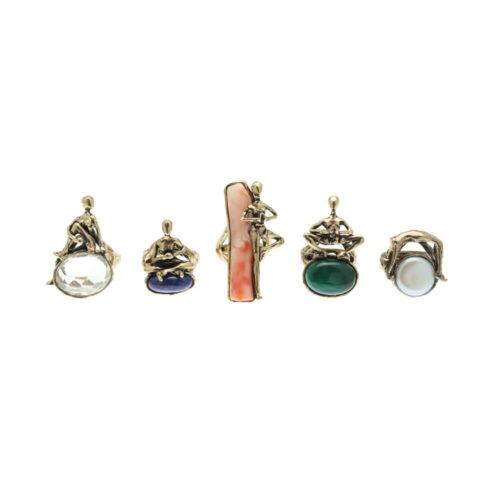 Anello Yoga con Corallo - immagine 4