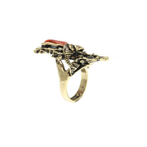 Anello Barriera Corallina con Corallo - immagine 5