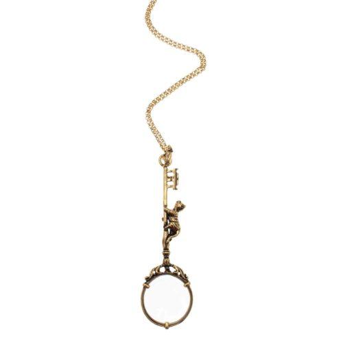 Collana Gatto con lente - immagine 3