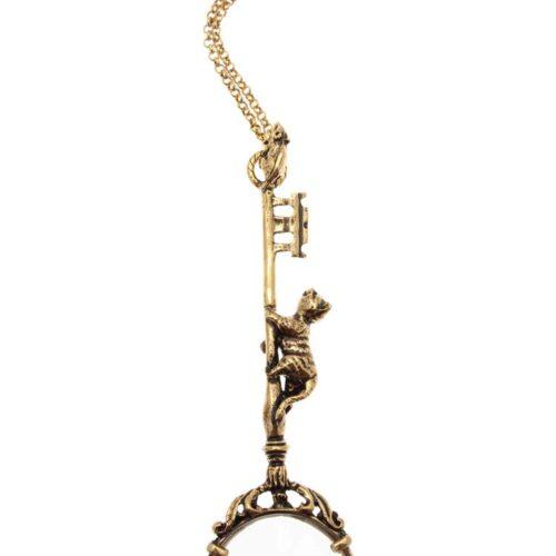 Collana Gatto con lente - immagine 2